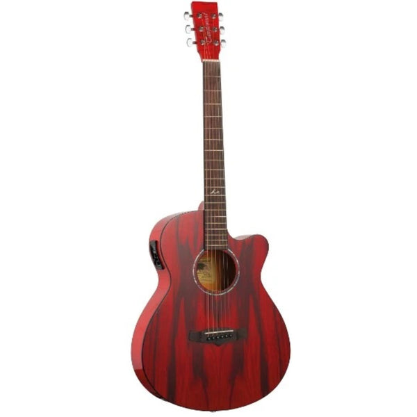 TA4 CE RD Electro Acoustic Shimmering Red