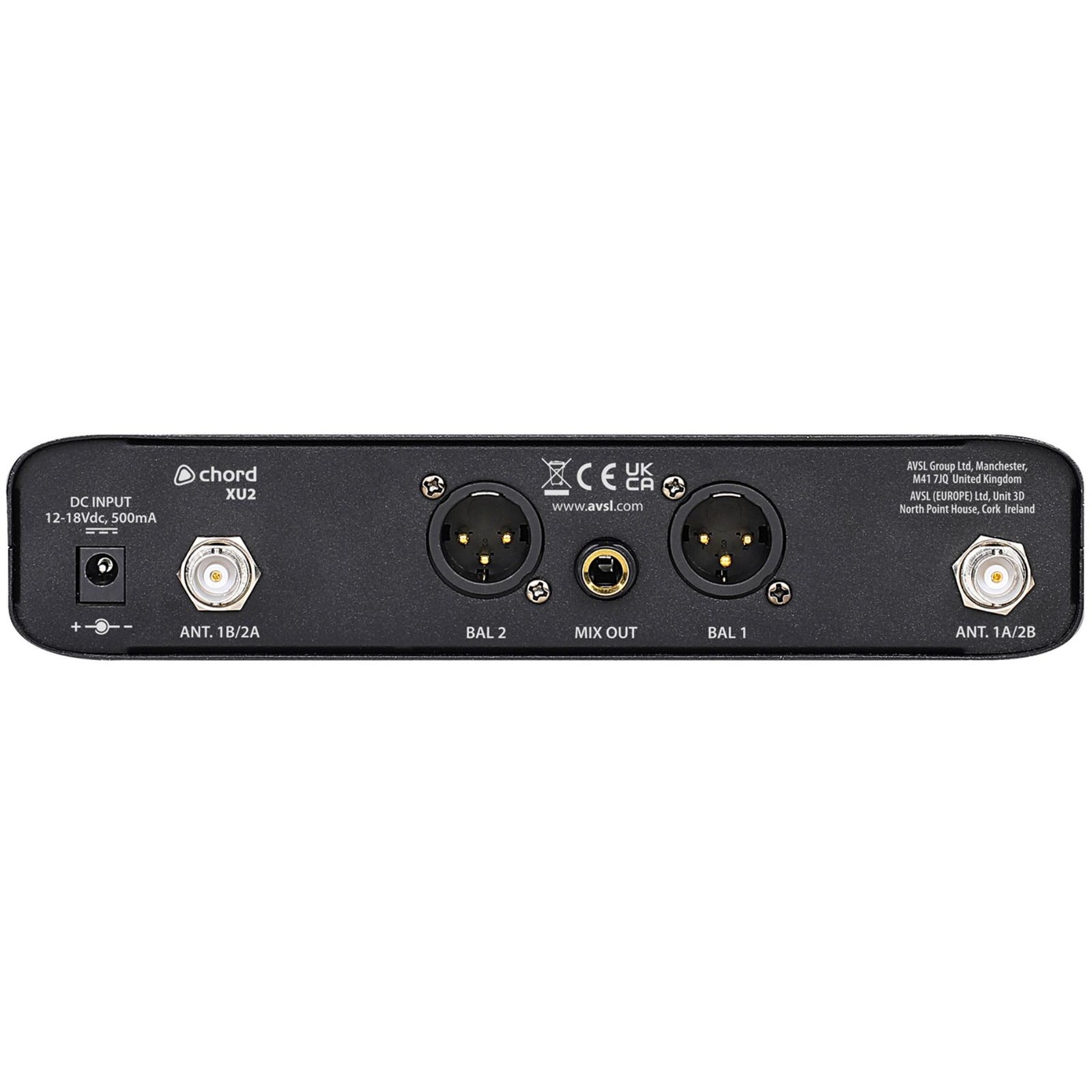 XU2 UHF Headset Microphone Systems 2 Channel