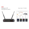 XU4 UHF Headset Microphone Systems 4 Channel