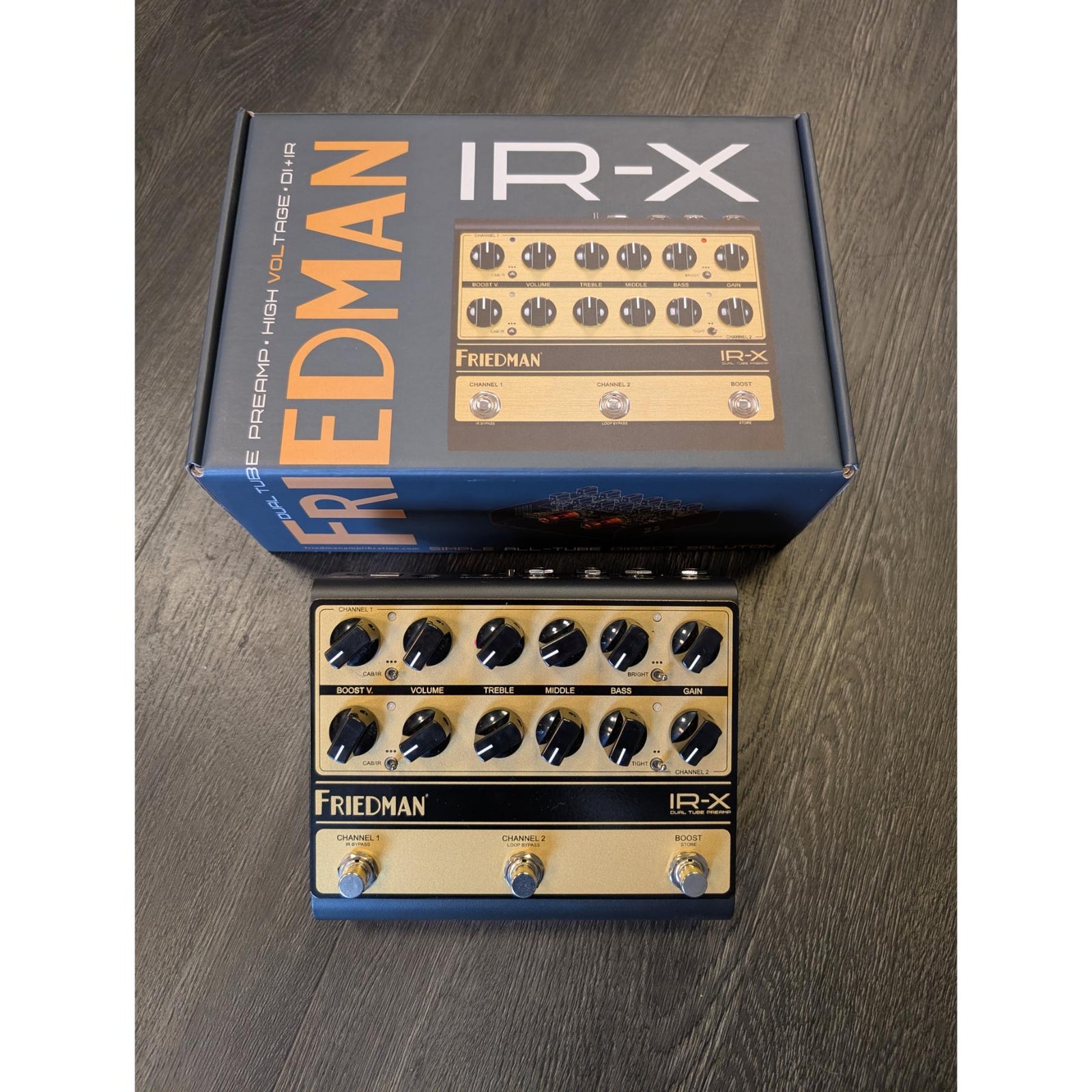 IR-X dual Tube & DI Preamp Pedal (Pre Loved-Mint)