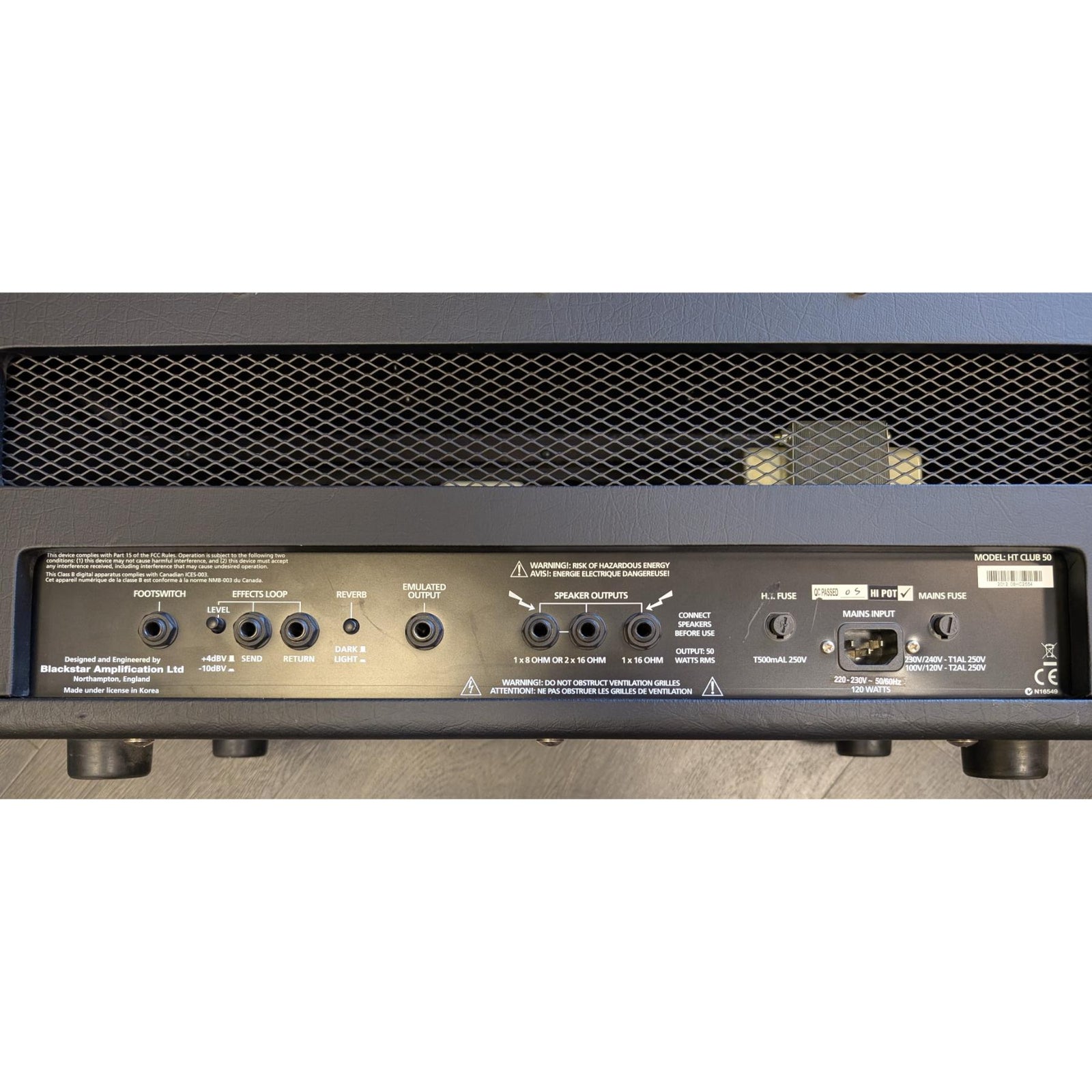 HT Club 50 Head All Valve (Pre Loved-Mint)