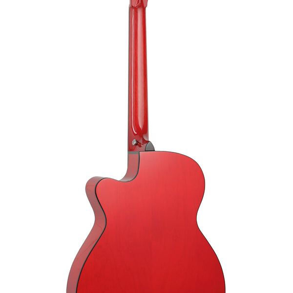 TA4 CE RD Electro Acoustic Shimmering Red