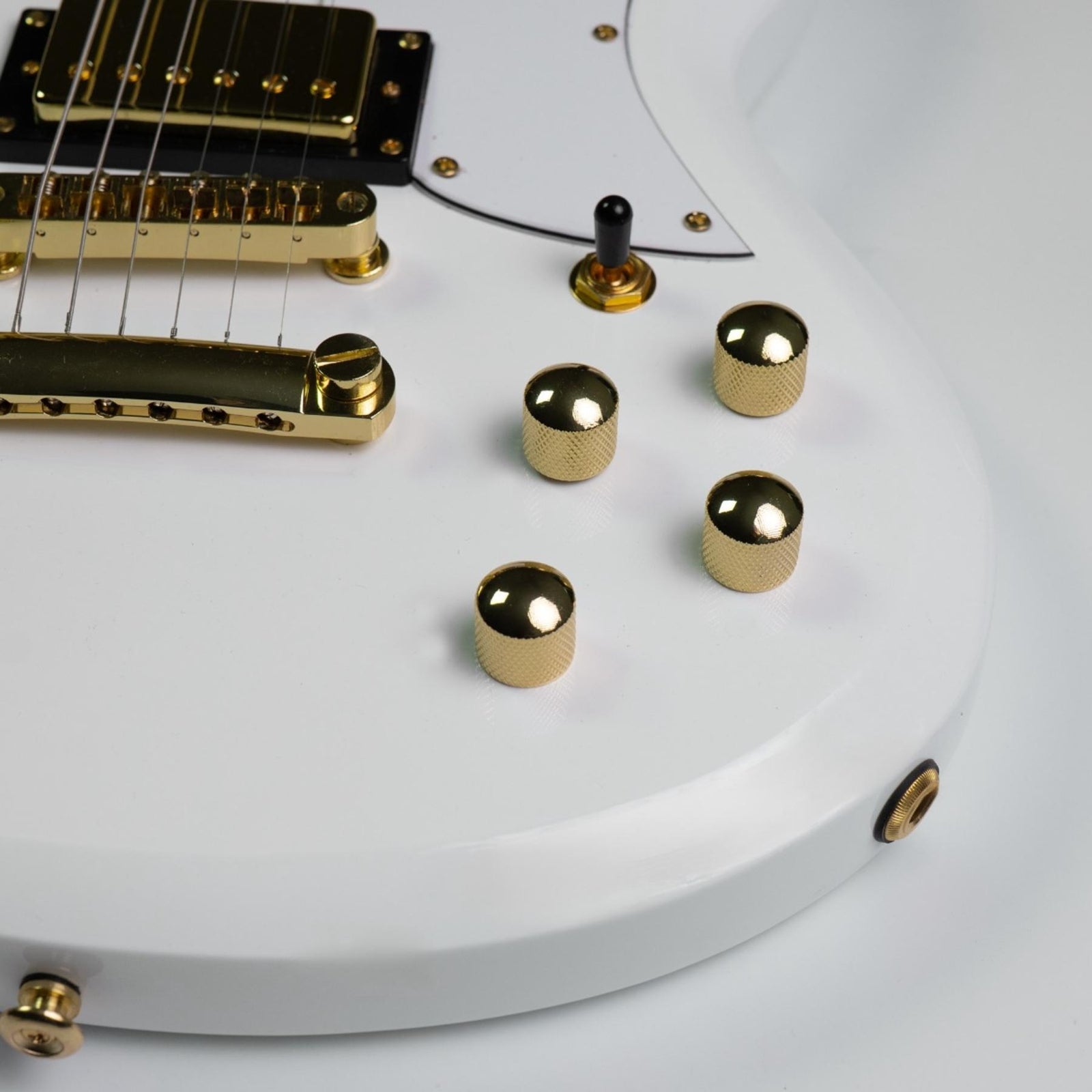 GE40-WHT SG Type Electric Guitar