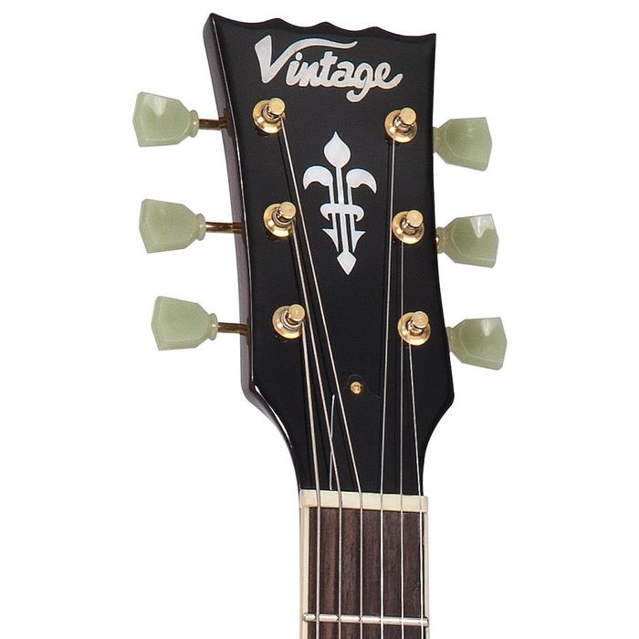 V100TBK LES PAUL TYPE Thru Black